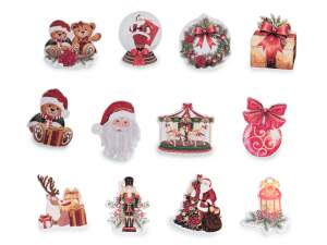 Decoraciones navideñas de doble cara al por mayor