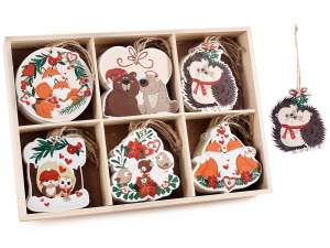 Decoraciones colgantes animales otoño