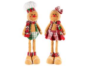 wholesale Christmas window decor gingerbread man