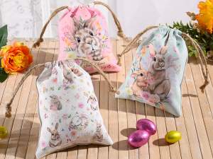 wholesale easter bunny fabric bag