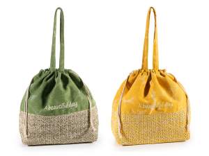 wholesale straw beach bag