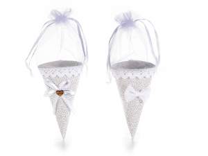 Wholesale fabric cone organdie bag