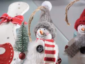 Wholesalers snowman cloth wool hang