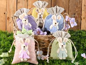 wholesaler plush sweets holder easter bag