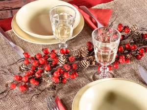 wholesale Christmas centerpiece fascinator berries