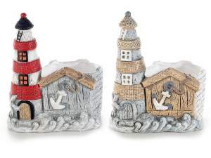 Grossisti faro porta vaso ceramica