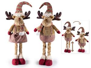 wholesale reindeer christmas window decoration