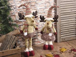 wholesale reindeer christmas window decoration