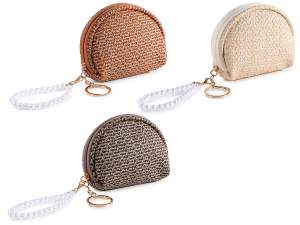 wholesale metallic leatherette coin purses