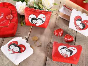 wholesale love heart coin purse
