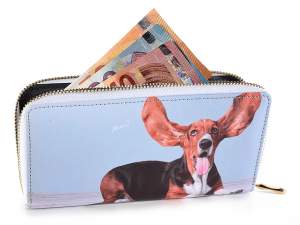 Wholesale leatherette sheet holder animal design