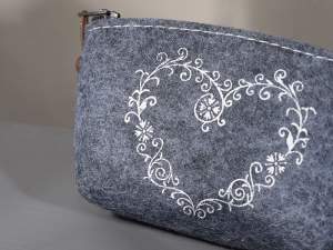 Felt cloth coin case