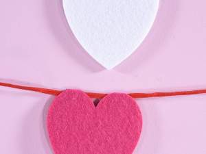 Ingrosso festone cuori san valentino