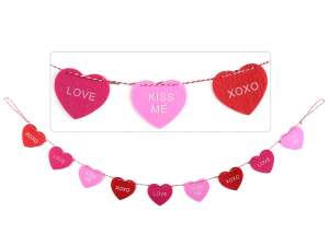 festone cuori ingrosso san valentino