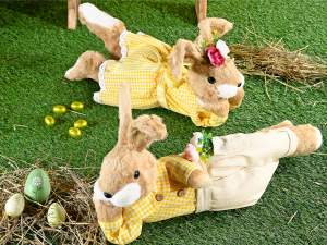 Wholesaler of decorative Easter fiber rabbits