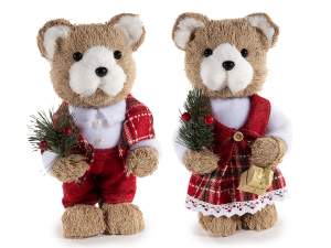 wholesale christmas teddy bear decoration