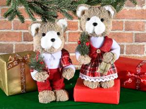 wholesale christmas teddy bear decoration