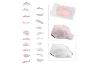 Grossiste fil petales geants rose tissu