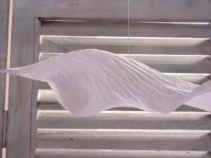 Grossiste fil petales geants rose tissu