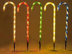 Ingrosso luci natale bastoncini zucchero