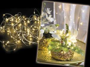 Ingrosso luminarie luci filo 100 miniled cavo