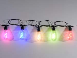 Ingrosso filo luci lampadine colorate