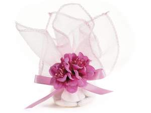 ingrosso fiori artificiali pick fucsia