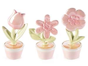 Ingrosso fiori in ceramica decorativi