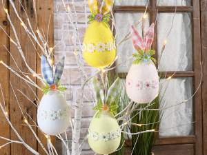 wholesale decoration eggs rabbit to hang easter