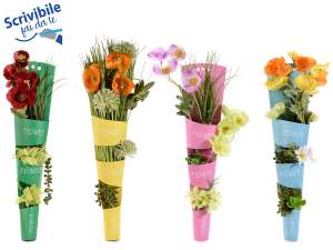 Wholesale waterproof paper flower holder