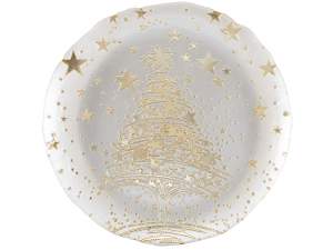 wholesale Christmas tree plate