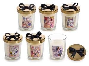 Wholesale glass jar candle