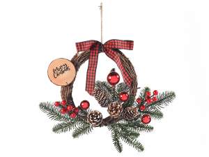 Wholesale Christmas wreaths berries balls