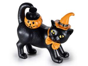 ingrosso gatto halloween decoro