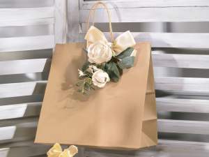 Pungă de hârtie kraft reciclată en-gros