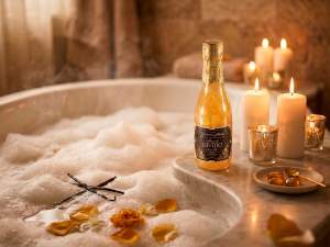 gel douche en bouteille de champagne en gros