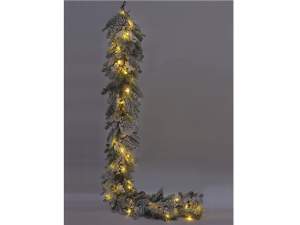 ingrosso festone ghirlanda abete luminose