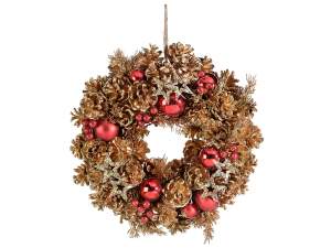 Grossista ghirlanda natale oro