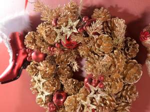 Grossista ghirlanda natale oro