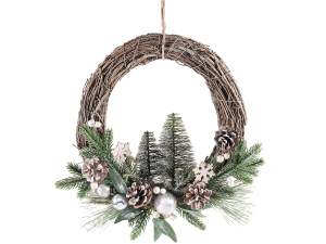 ingrosso ghirlande natale pini pigne