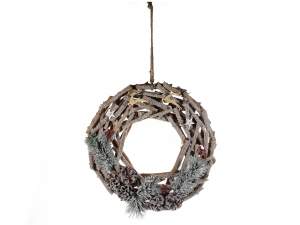 Ghirlande e fiori artificiali natalizie