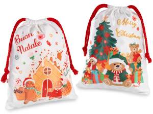 Christmas: gift bags, baskets and pouches