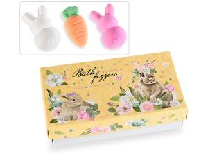 wholesale bath bomb easter rabbit carrot