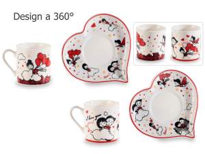 wholesale gift cups heart lovers