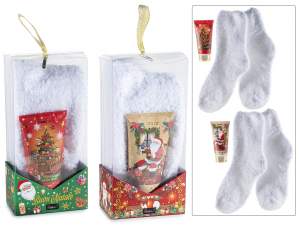 wholesale gift foot cream socks Christmas
