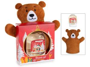 wholesale christmas shower gel glove pack