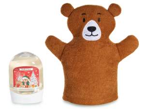 wholesale christmas shower gel glove pack