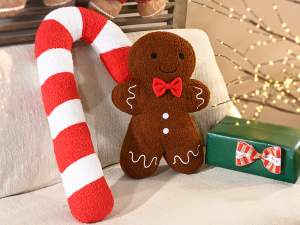 wholesale christmas pillow gingerbread man