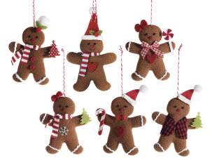 Wholesale Christmas decoration gingerbread man han