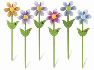 ingrosso girandola fiore margherita legno